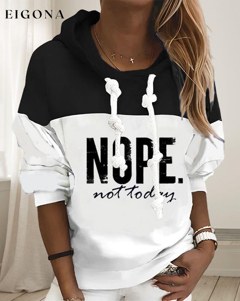Letter Printed Casual Hoodie 2023 f/w 23BF cardigans Clothes hoodies & sweatshirts spring Tops/Blouses