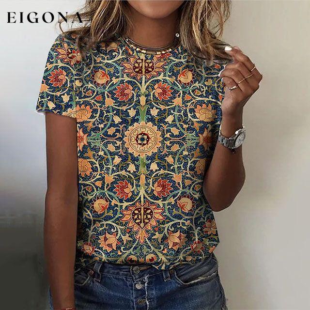 Vintage Ethnic T-Shirt best Best Sellings clothes Plus Size Sale tops Topseller