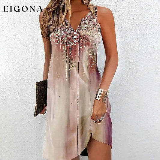 Elegant Gradient Dress Multicolor best Best Sellings casual dresses clothes Plus Size Sale short dresses Topseller