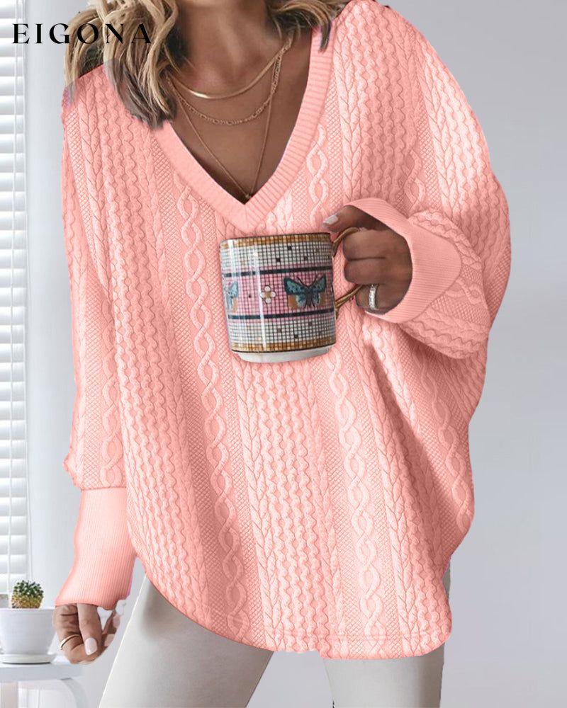 V Neck Long Sleeve Sweatshirt 2023 F/W 23BF cardigans Clothes discount Hoodies & Sweatshirts Spring Tops/Blouses