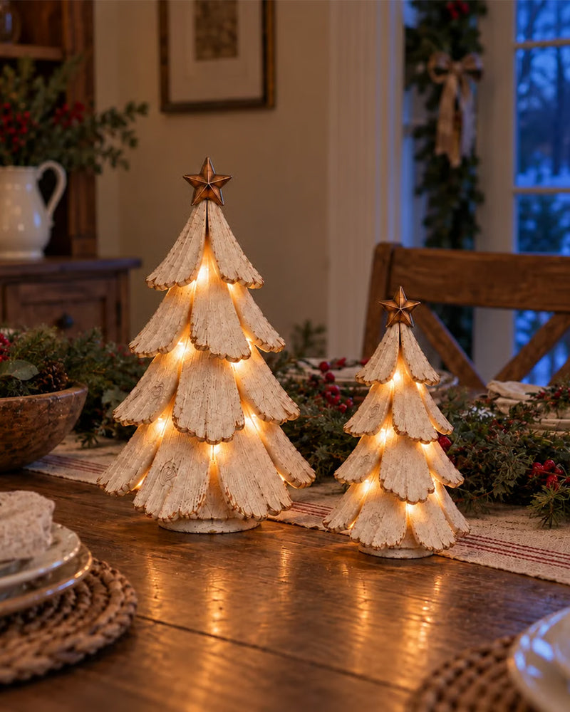 🎄🌙Vintage Lighted Christmas Tree Figurine 2024 f/w accessories spring summer