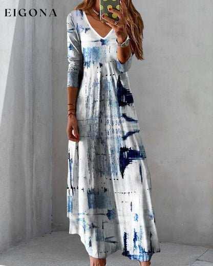 Gradient print maxi dress 23BF Casual Dresses Clothes Dresses SALE Spring Summer