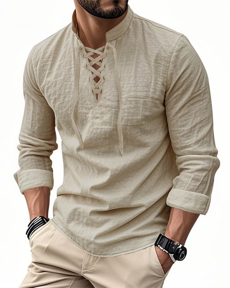 Men's Casual Shirt in Solid Color – Classic, Comfortable & Versatile to Combine 👔