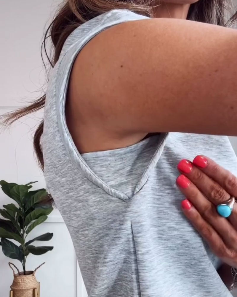 Fashion Casual Short-Sleeved Two-Piece Set