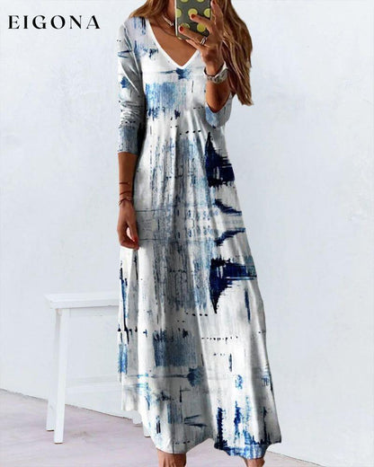 Gradient print maxi dress 23BF Casual Dresses Clothes Dresses SALE Spring Summer