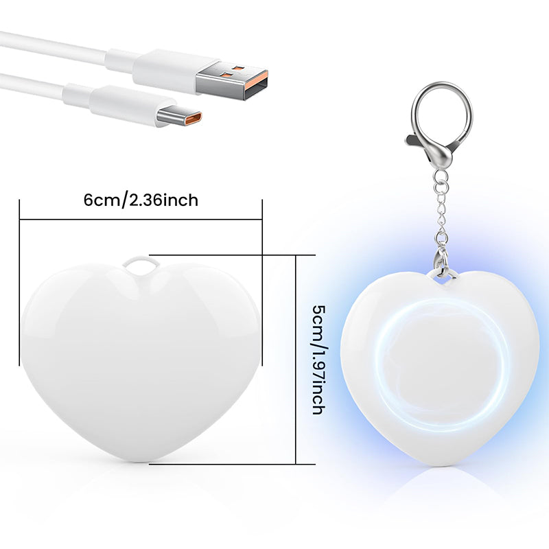 Heart-shaped keychain night light 2024 f/w ACCESSORIES gifts spring summer