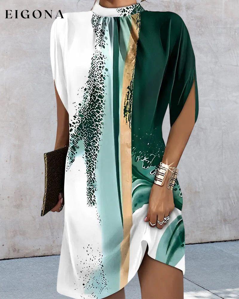 Tie dye print casual dress 23BF Casual Dresses Clothes Dresses Spring Summer