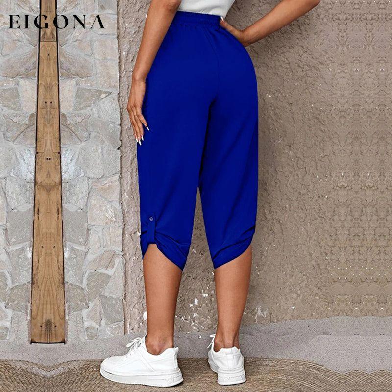 Casual Elastic Waist Trousers best Best Sellings bottoms clothes pants Plus Size Sale Topseller