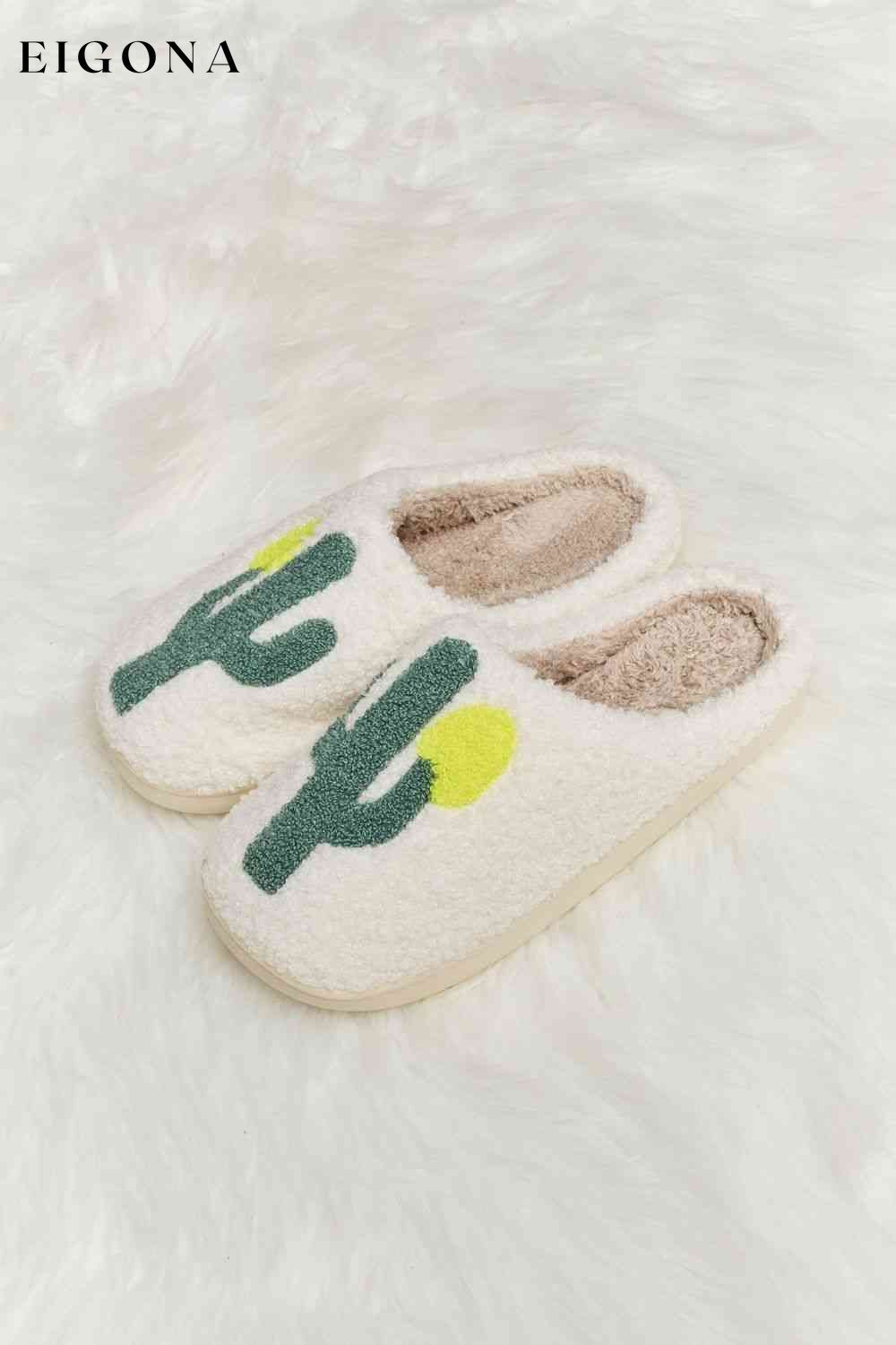 Cactus Plush Slide Slippers Melody Ship from USA Shoes womens shoes