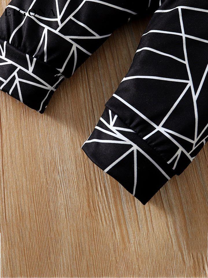 Round Neck Raglan Sleeve T-Shirt and Printed Pants Set B*L clothes Ship From Overseas Shipping Delay 09/29/2023 - 10/03/2023 trend