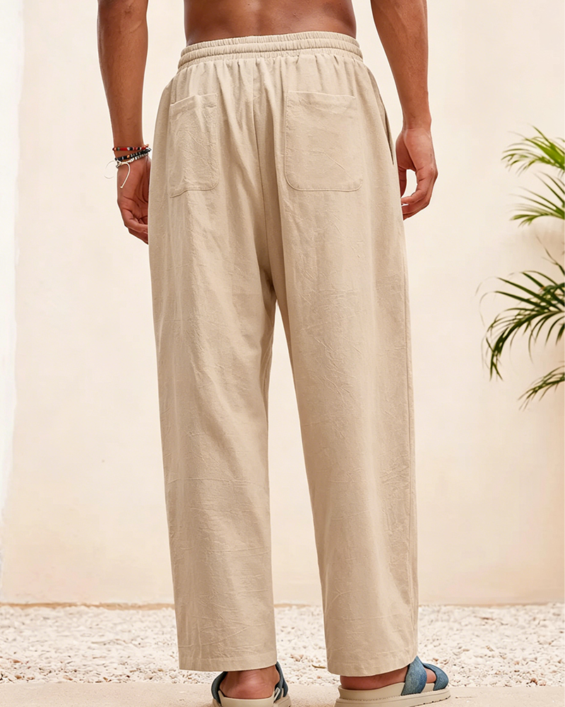 Men's Casual Straight Leg Pants
