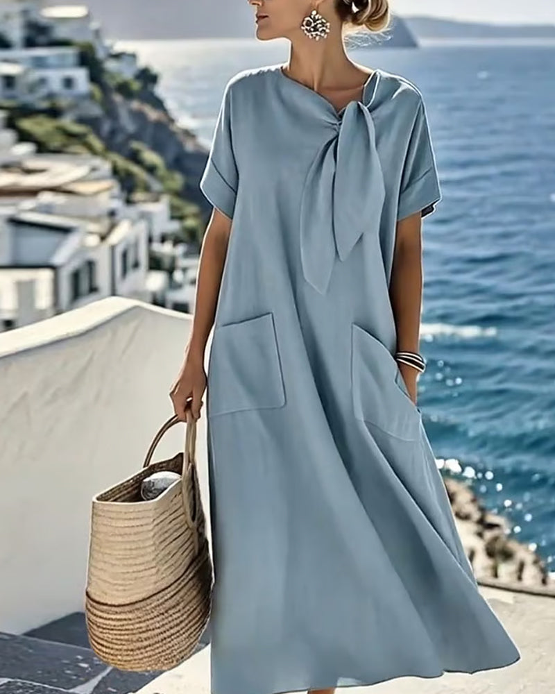 Loose Dress Suitable for Both Casual Wear and Vacation