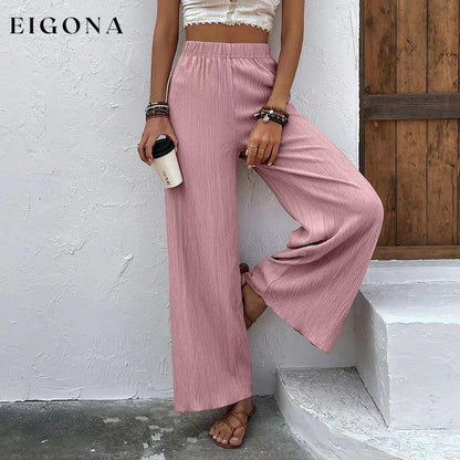 Casual Wide Leg Trousers Pink best Best Sellings bottoms clothes pants Plus Size Sale Topseller