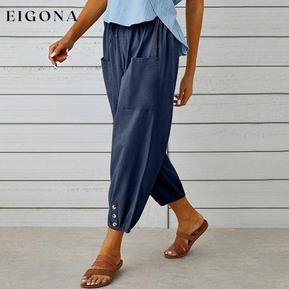 Casual Comfortable Trousers best Best Sellings bottoms clothes Cotton And Linen pants Sale Topseller