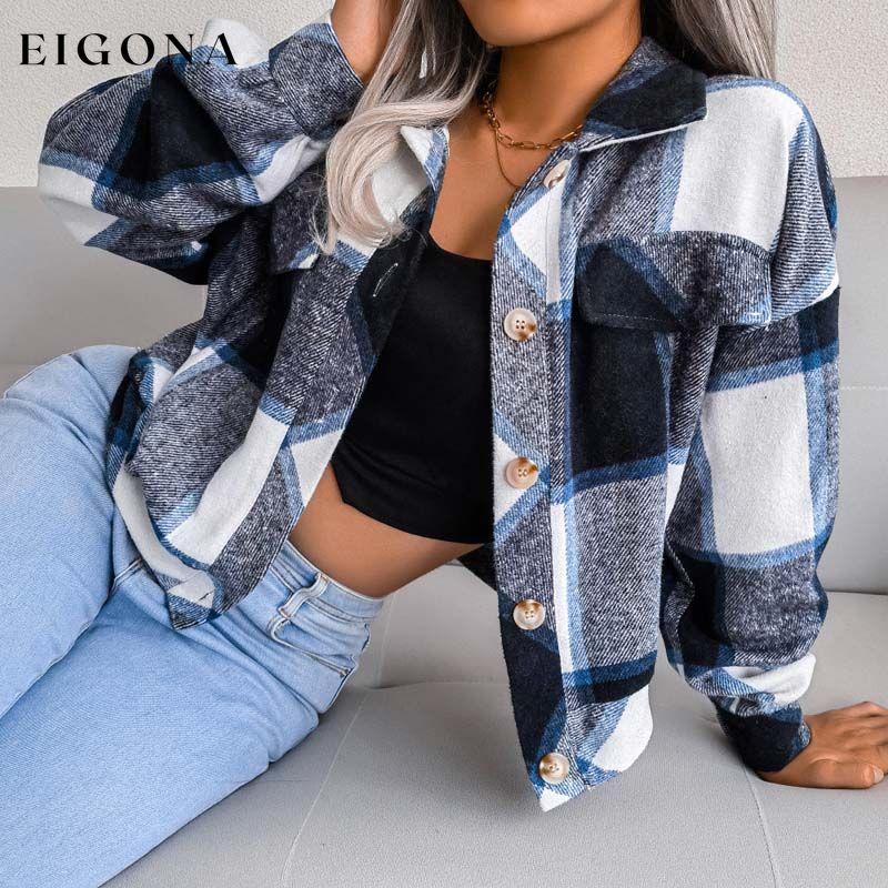 Vintage Plaid Jacket best Best Sellings cardigan cardigans clothes Sale tops Topseller