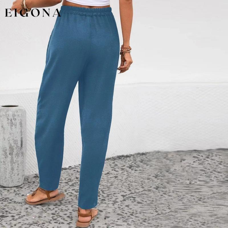 Casual Solid Color Trousers best Best Sellings bottoms clothes pants Sale Topseller
