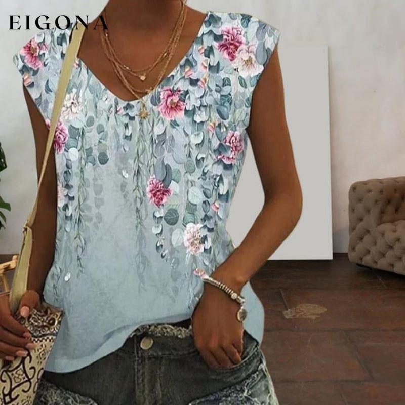 Casual Floral Print Tank Top best Best Sellings clothes Plus Size Sale tops Topseller
