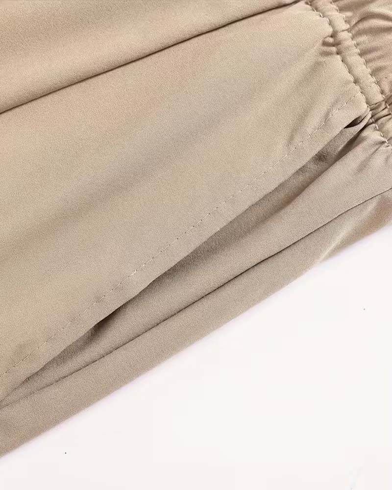 Men's Drawstring Cargo Casual Shorts