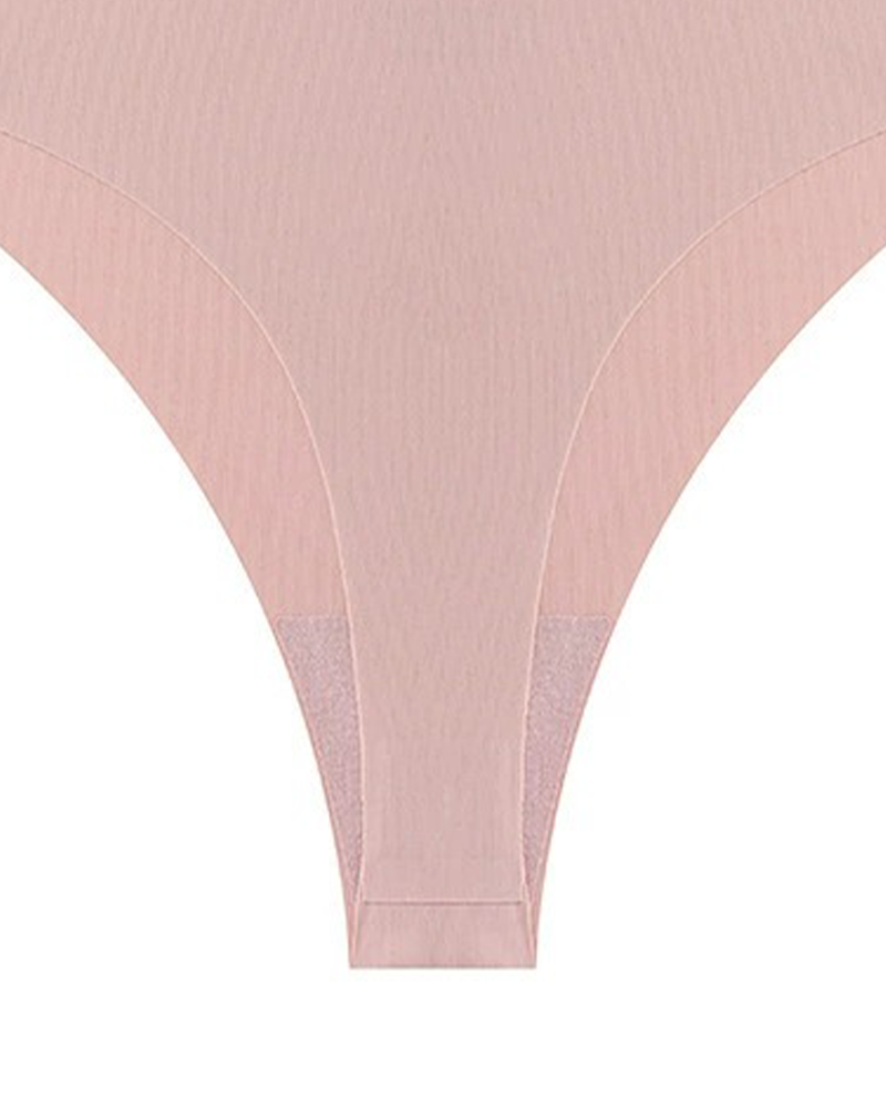Seamless Ice Silk Thong