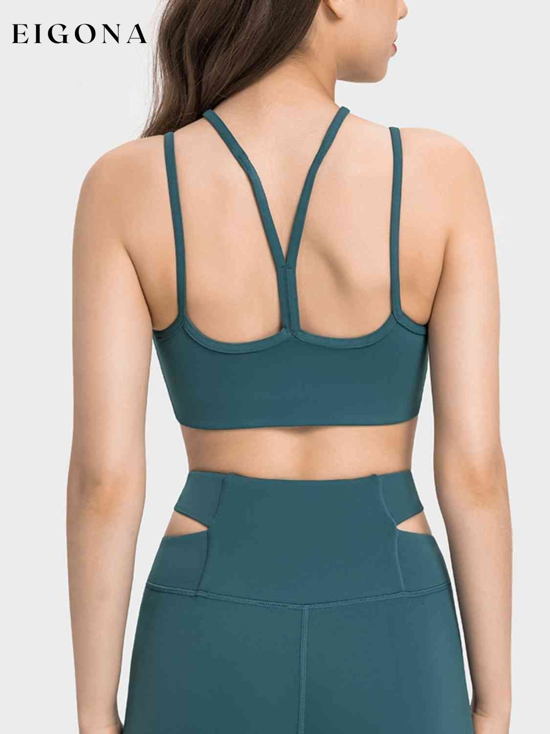 Double-Strap Cropped Sports Cami activewear C-Thousand clothes crop top croptop Ship From Overseas shirt shirts workout