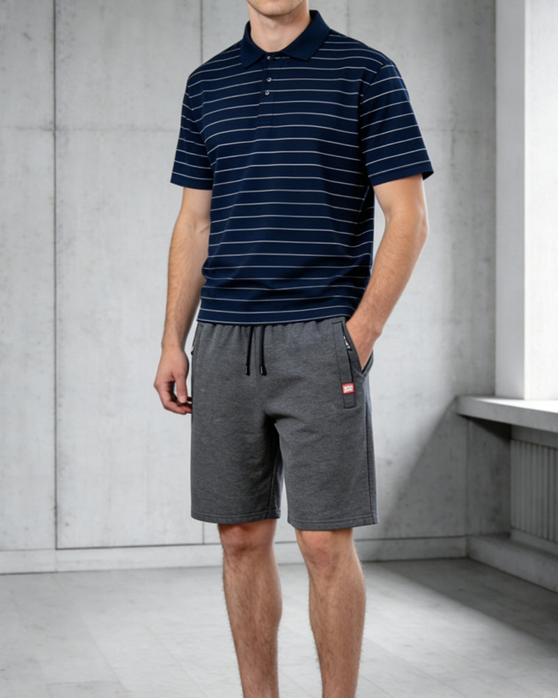 Men's Solid-Color Beach Shorts