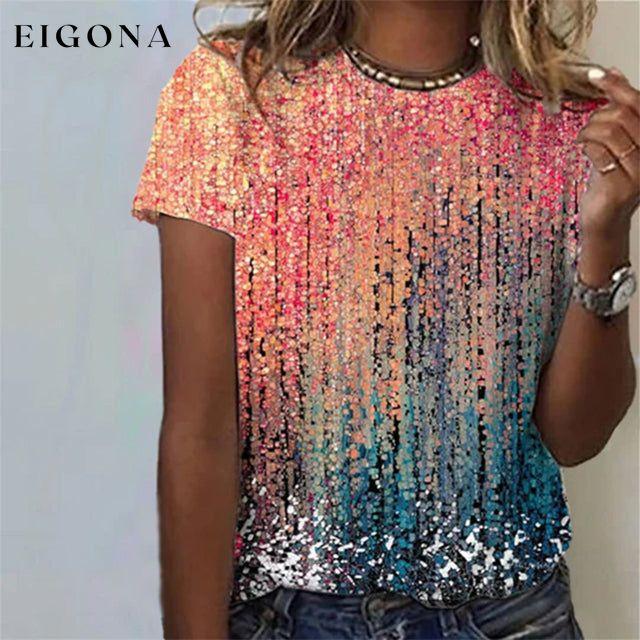 Vibrant Gradient T-Shirt best Best Sellings clothes Plus Size Sale tops Topseller