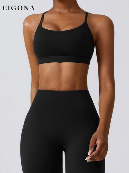 Cropped Sports Tank Top Black activewear clothes Ship From Overseas Shipping Delay 09/29/2023 - 10/04/2023 trend Z&C