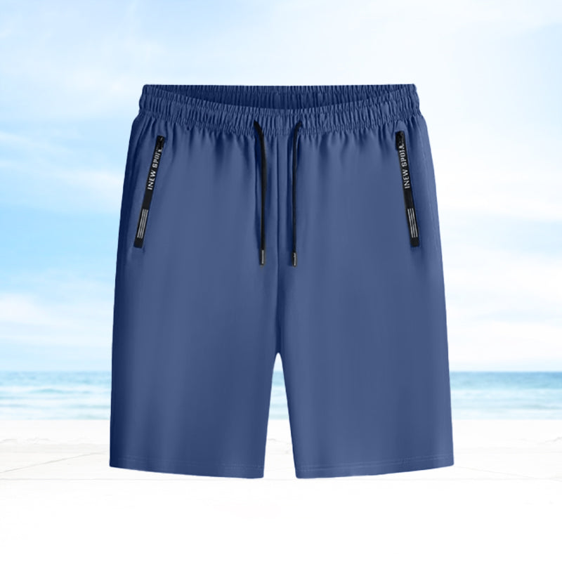 IcedActive - Pantaloncini elasticizzati ad asciugatura rapida in seta di ghiaccio da donna