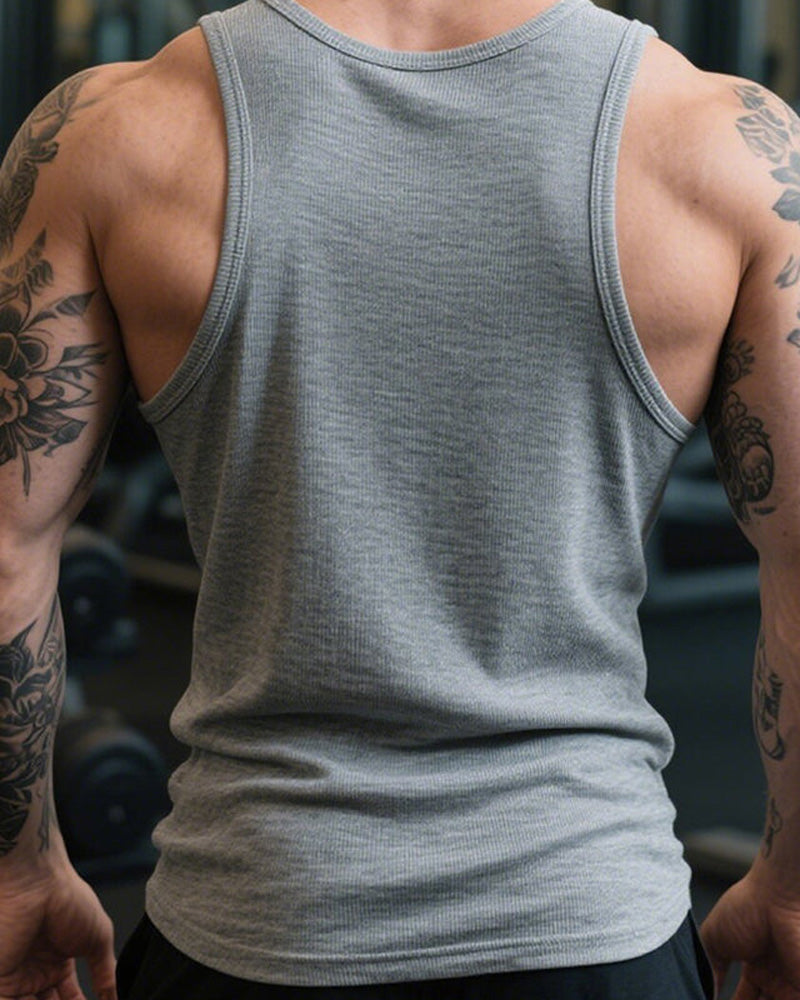 Men's Cotton Fitness Tank Top