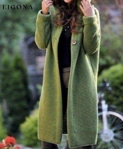 Casual Knitted Long Coat Green also bought Best Sellings cardigan cardigans clothes Plus Size tops Topseller