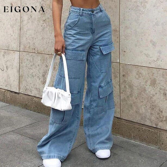 Women's Cargo Pants Jeans __stock:200 bottoms refund_fee:1200
