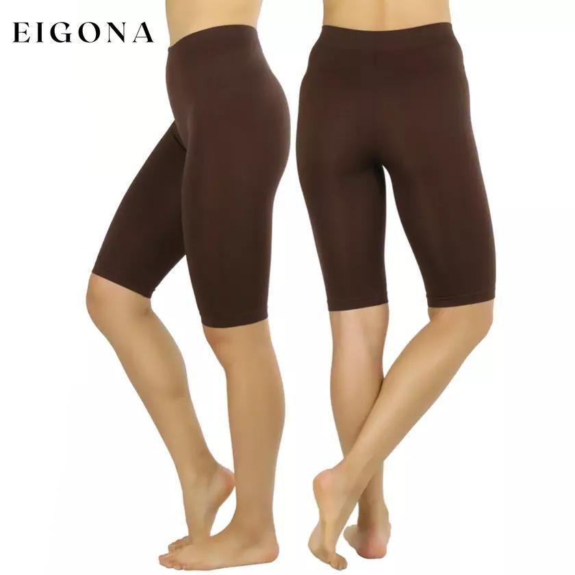 Women's Nylon Above Knee-Length Legging Shorts __stock:350 bottoms refund_fee:800