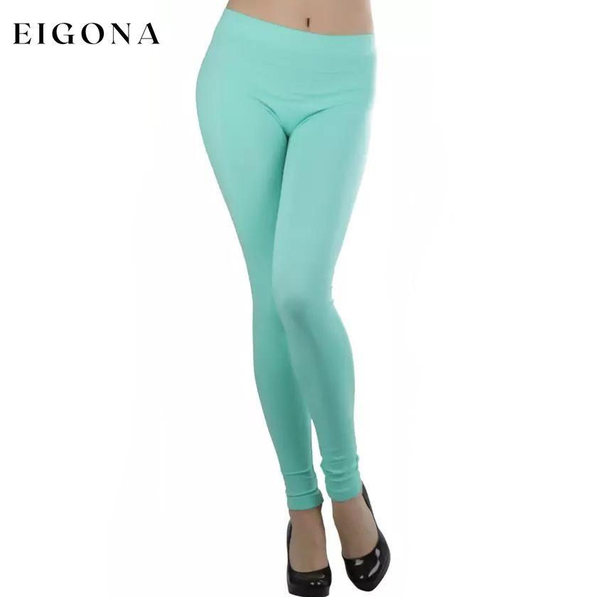 Women's Seamless Ankle Length Leggings Mint __stock:350 bottoms refund_fee:800 show-color-swatches
