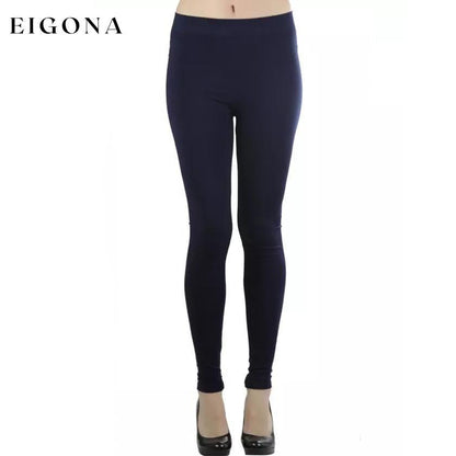 Women's Seamless Ankle Length Leggings Navy __stock:350 bottoms refund_fee:800 show-color-swatches