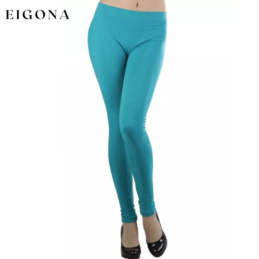 Women's Seamless Ankle Length Leggings Teal __stock:350 bottoms refund_fee:800 show-color-swatches