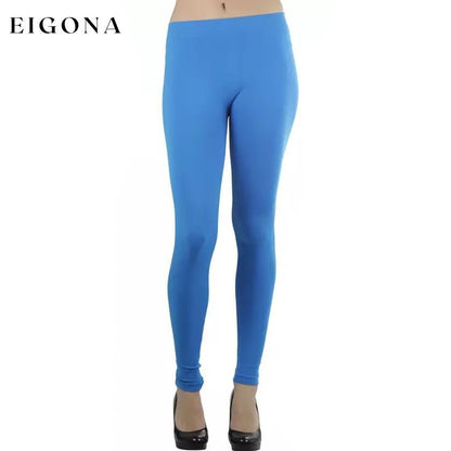 Women's Seamless Ankle Length Leggings Turquoise __stock:350 bottoms refund_fee:800 show-color-swatches