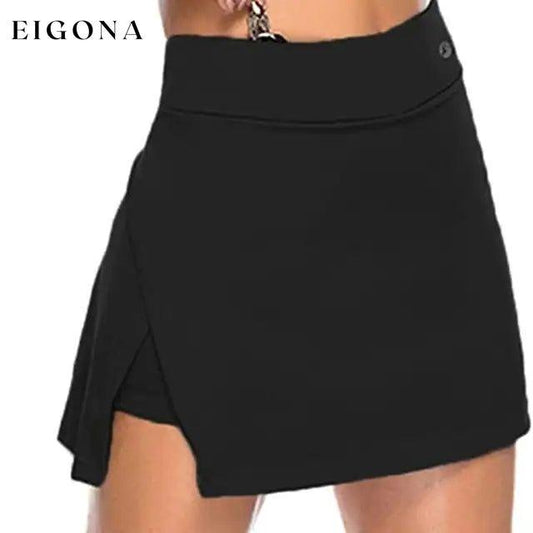 Women's Sports Skirt Running Skirt Sweatpants Black __stock:200 bottoms refund_fee:1200
