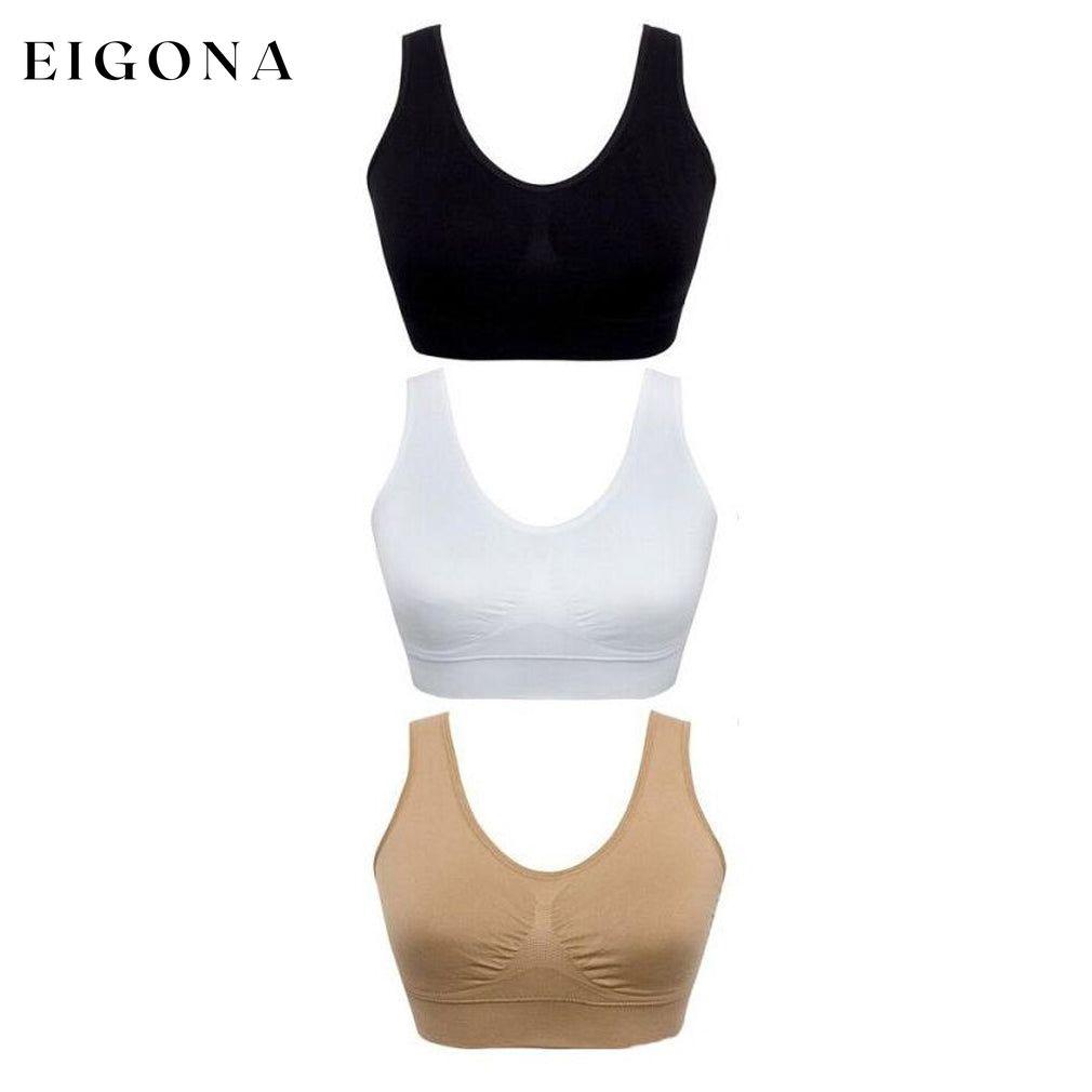 3-Pack : Total Comfort Ahh Bras XXXL __stock:550 lingerie refund_fee:1200