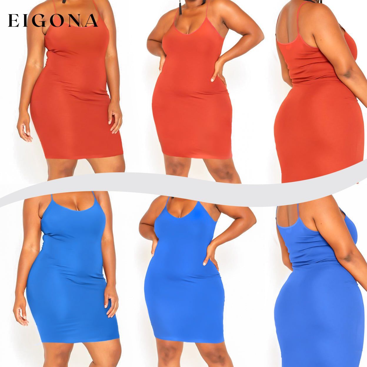 2-Pack: Mystery Deal: Ladies Seamless Long Poly Camisole Dress __stock:1000 casual dresses clothes dresses refund_fee:800