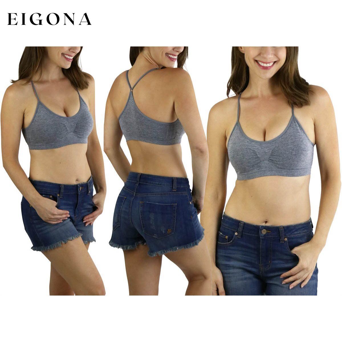 3-Pack: Women's Padded Essential Lounging Bralettes __stock:150 lingerie Low stock refund_fee:1200