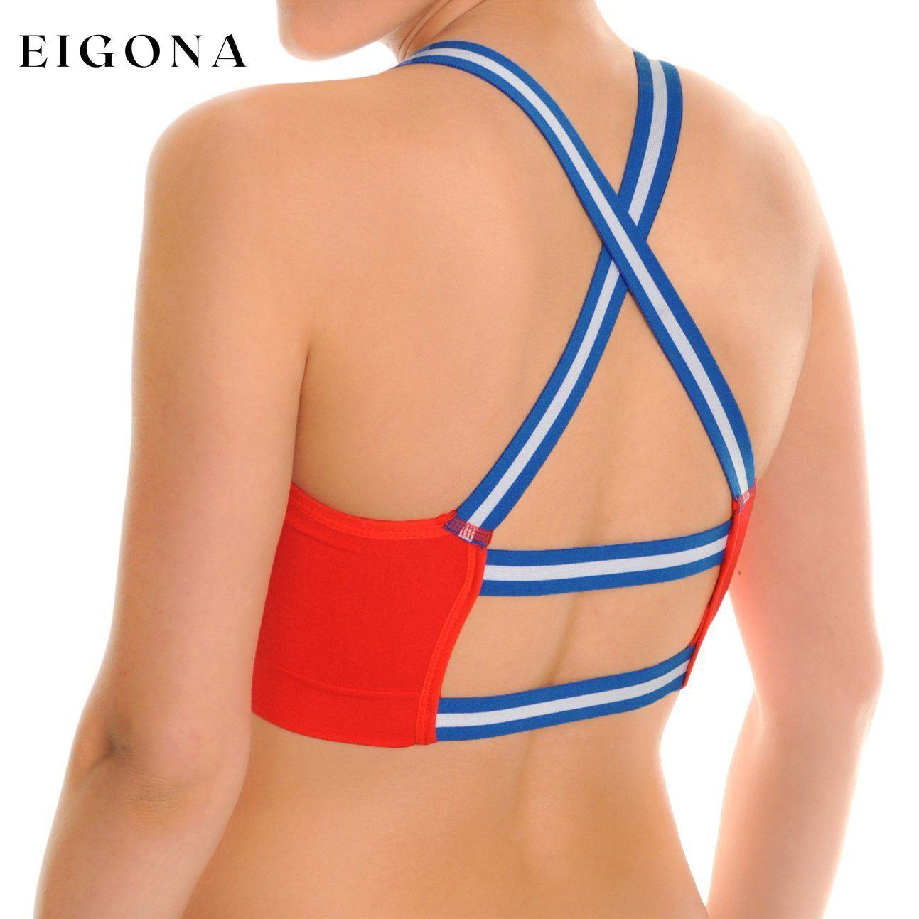 3-Pack: Women's Striped-Strap Non Padded Strappy Back Bralette __stock:150 lingerie Low stock refund_fee:1200