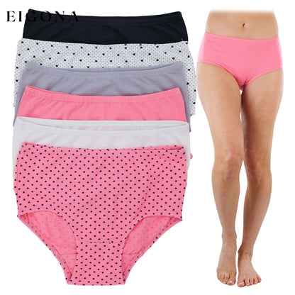 6-Pack: Women's High Waisted Gridle Panties __stock:50 lingerie Low stock refund_fee:1200