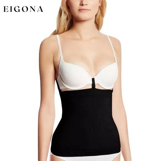 Seamless Waist Nipper Shaper with Bra Hooks Black __stock:500 lingerie refund_fee:800