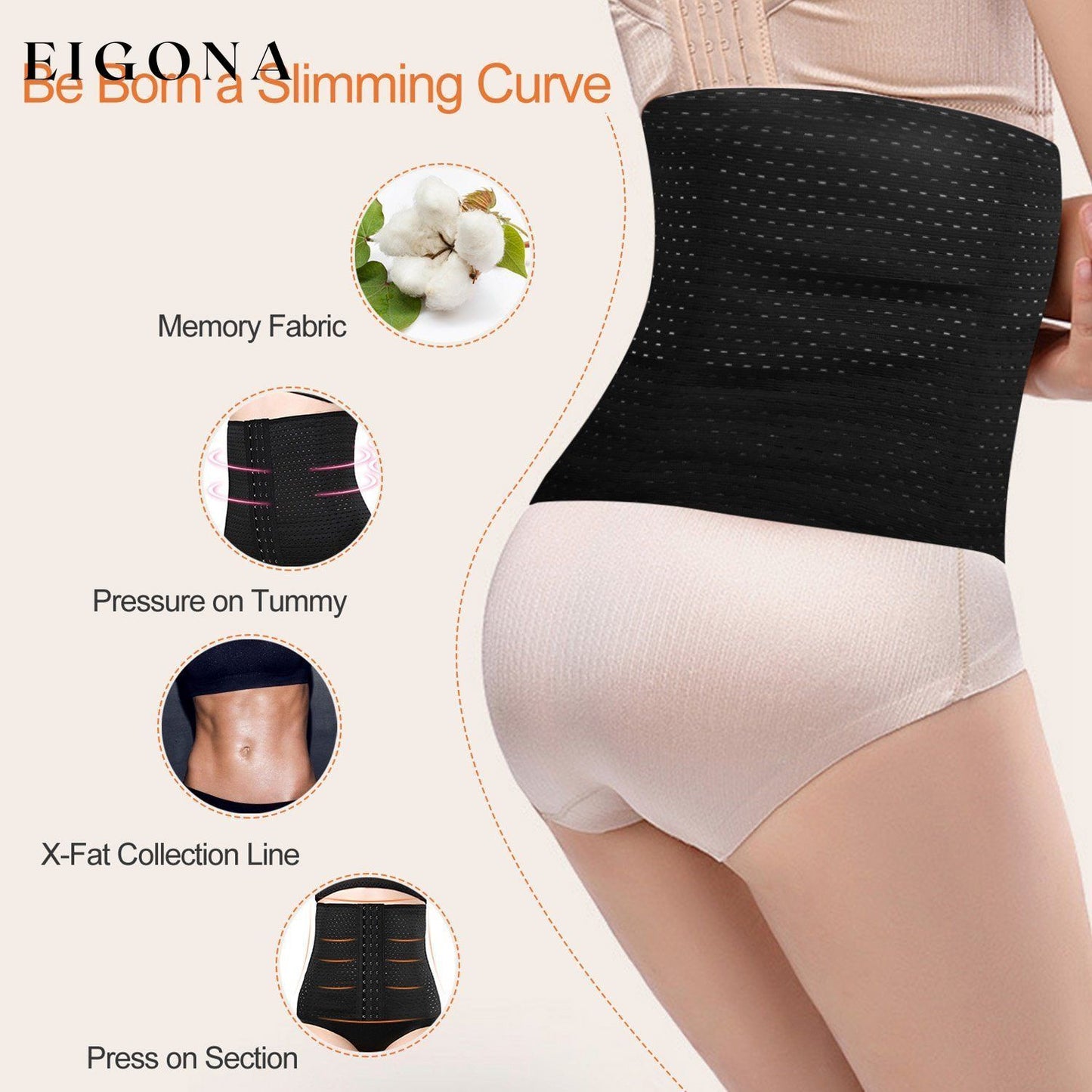 U-Shaped Slimming Waist Belt Body __stock:50 lingerie refund_fee:800