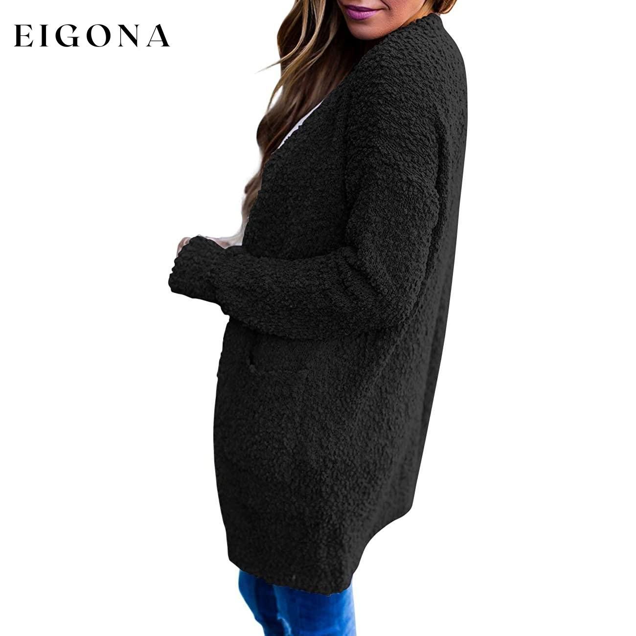 Women's Long-Sleeved Soft Chunky Knitted Sweater __stock:500 Jackets & Coats refund_fee:1200