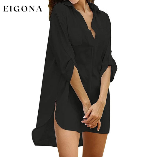 Women's Swimsuit Beach Cover Up Dress __stock:200 casual dresses clothes dresses refund_fee:1200