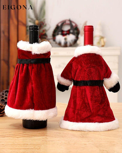 Christmas dress wine bottle cover 23BF ACCESSORIES christmas Clothes