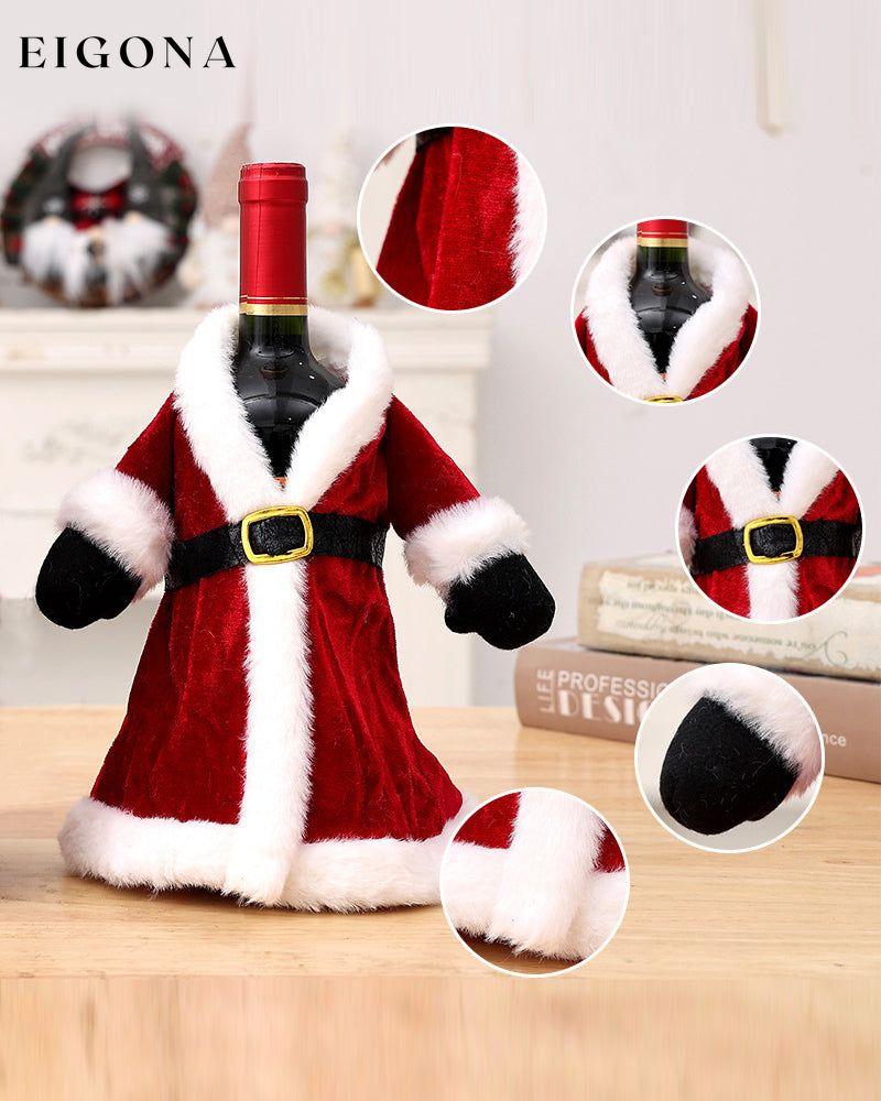 Christmas dress wine bottle cover 23BF ACCESSORIES christmas Clothes