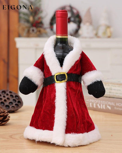 Christmas dress wine bottle cover Clothes 23BF ACCESSORIES christmas Clothes