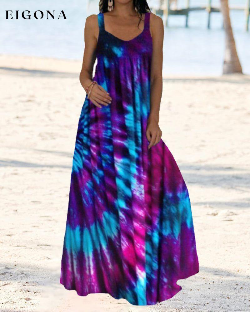 Tie-dye print dress 23BF Casual Dresses Clothes Dresses Spring Summer